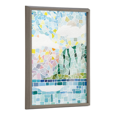 Blake One Fine Morning Framed Printed Glass by kateandlaurel - product image 14 for Resin Society