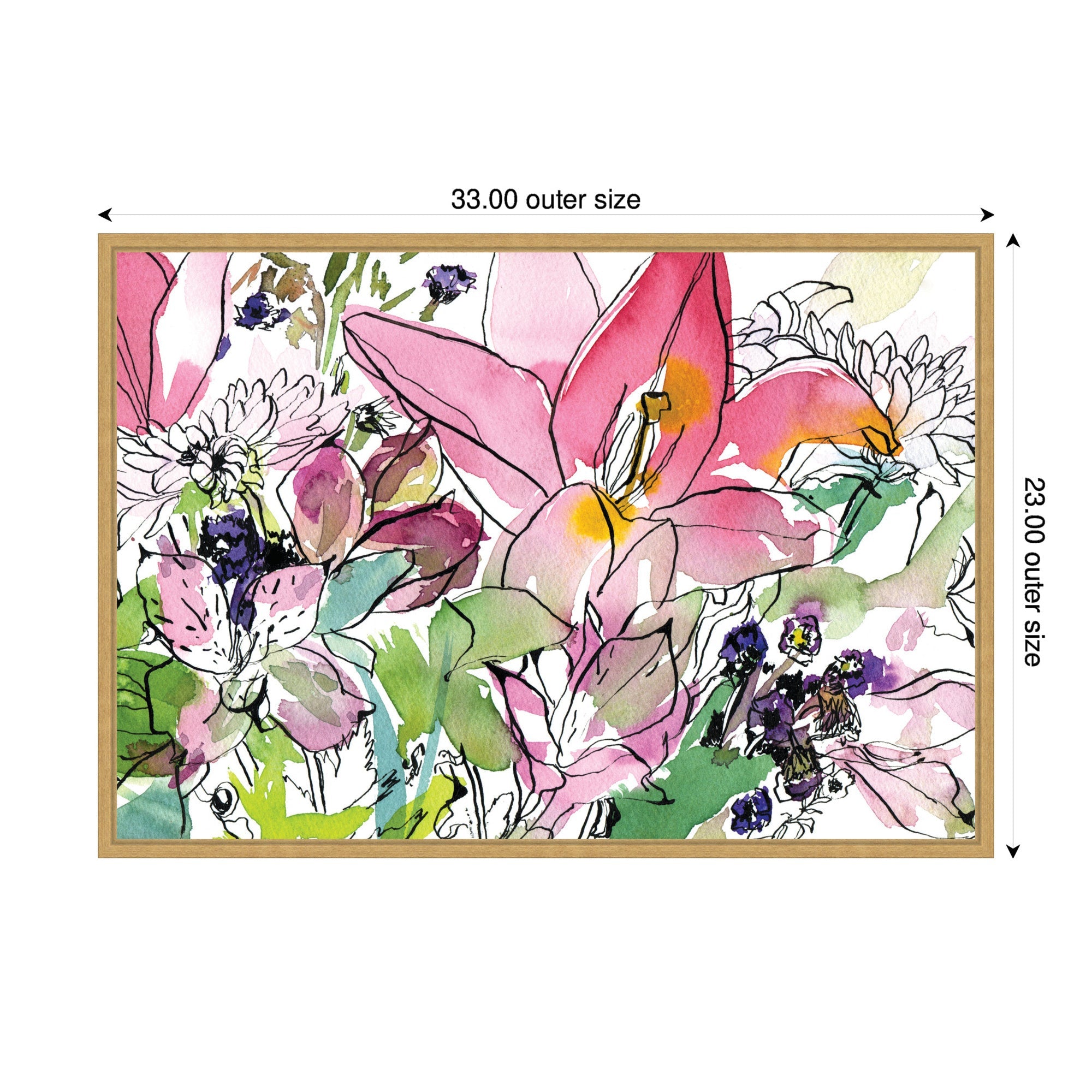Sylvie Compassion Framed Canvas by Janet Meinke-Lau