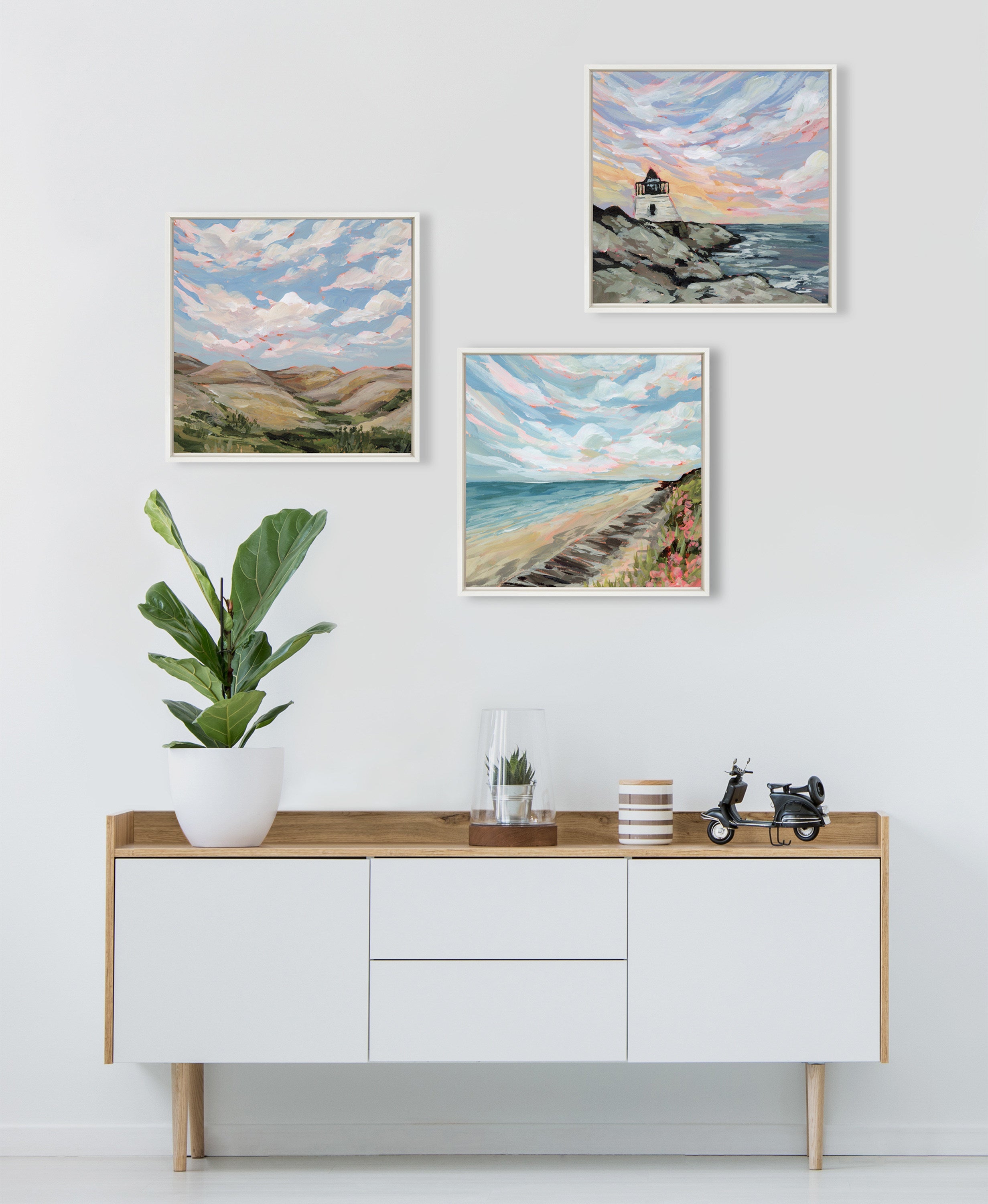 Sylvie South Dakota Framed Canvas by Emily Kenney by kateandlaurel - product image 6 for Resin Society