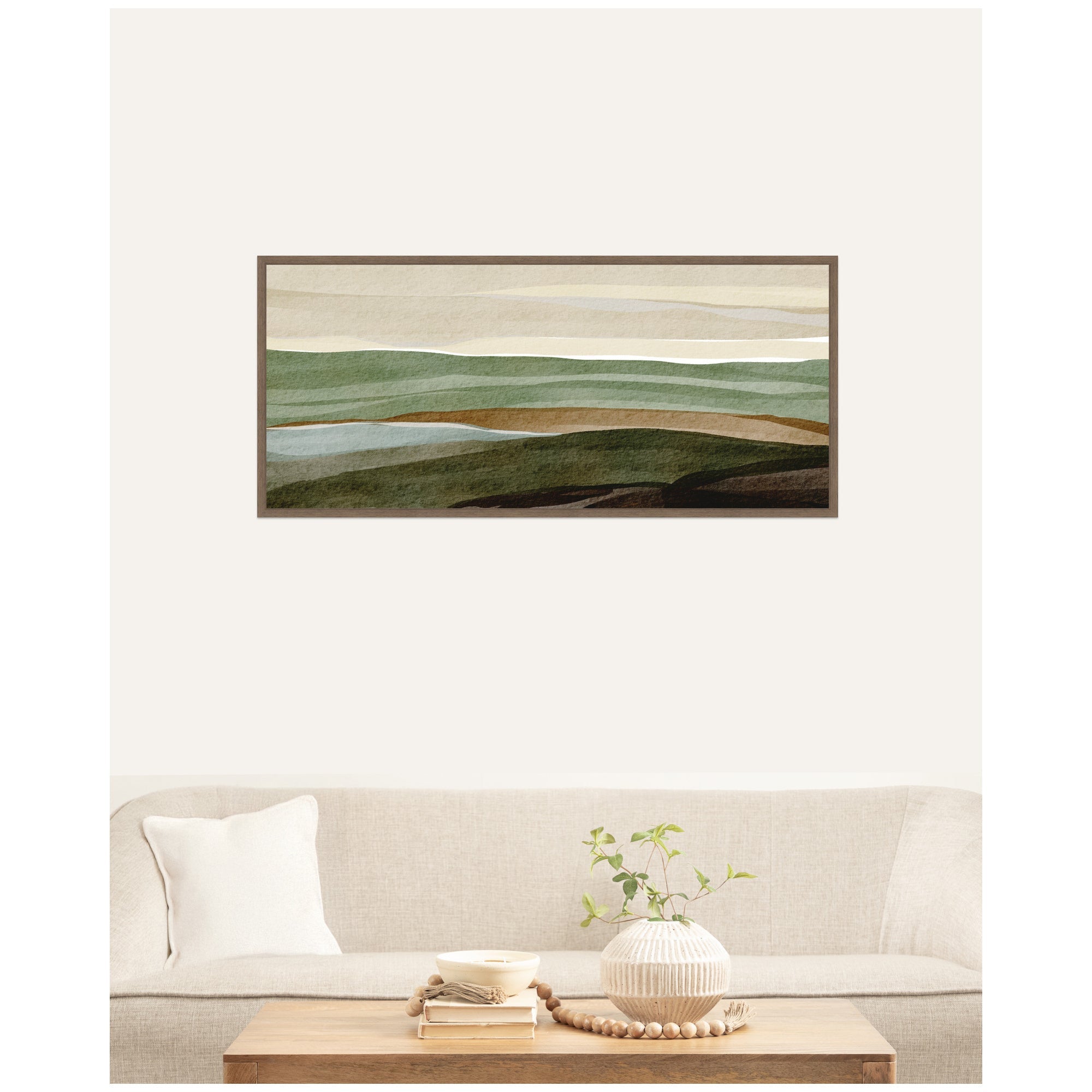 Natures Charm lll Panel by Nikita Jariwala Framed Canvas Wall Art Print