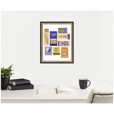 Gemini Matchbooks 14x18 FC by Megan Ryan Framed Wall Art Print