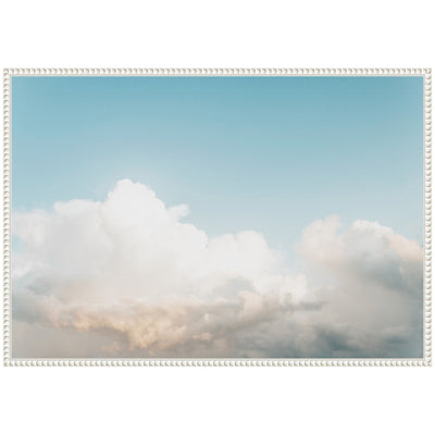 Sylvie Clouds Framed Canvas by Alicia Abla