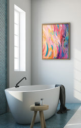 Blake BrushStrokes 90 Framed Printed Art by kateandlaurel - product image 11 for Resin Society