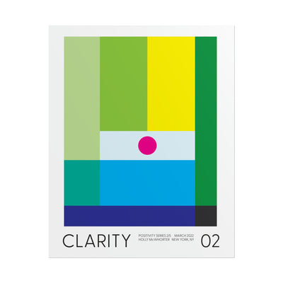 Positivity Series #2: CLARITY - Fine Art Giclée Print by Holly McWhorter by Holly McWhorter Art: Paintings and Art Prints - product image 2 for Resin Society
