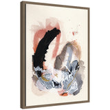 Framed abstract canvas art 'Sylvie Urban Wanderer 3' by Xizhou Xie