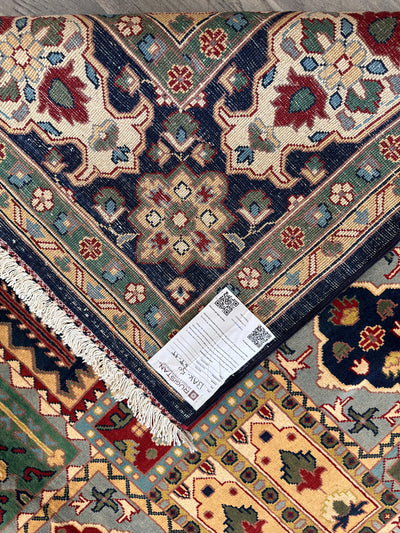 Hand-Knotted Afghani Bakhtiari Garden Rug by Rugistan - product image 7 for Resin Society