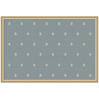 Pinboard Blue Botanical Block Print