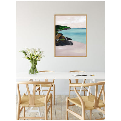 Sylvie Seascape Framed Canvas by Nikita Jariwala