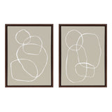 Sylvie Beige Going in Circles Framed Canvas Set by kateandlaurel - product image 16 for Resin Society