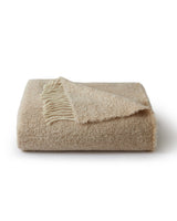 Fringe Bouclé Throw Biscotti by Principal's Daughter - main product image for Resin Society