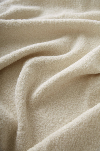 Fringe Bouclé Throw Cloud by Principal's Daughter - product image 3 for Resin Society