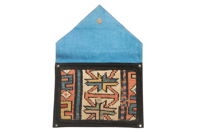 Handmade Rug Fragment Clutch