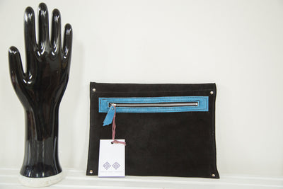 Handmade Rug Fragment Clutch
