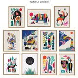 Sylvie Chill Out Saturday Framed Canvas by kateandlaurel - product image 14 for Resin Society
