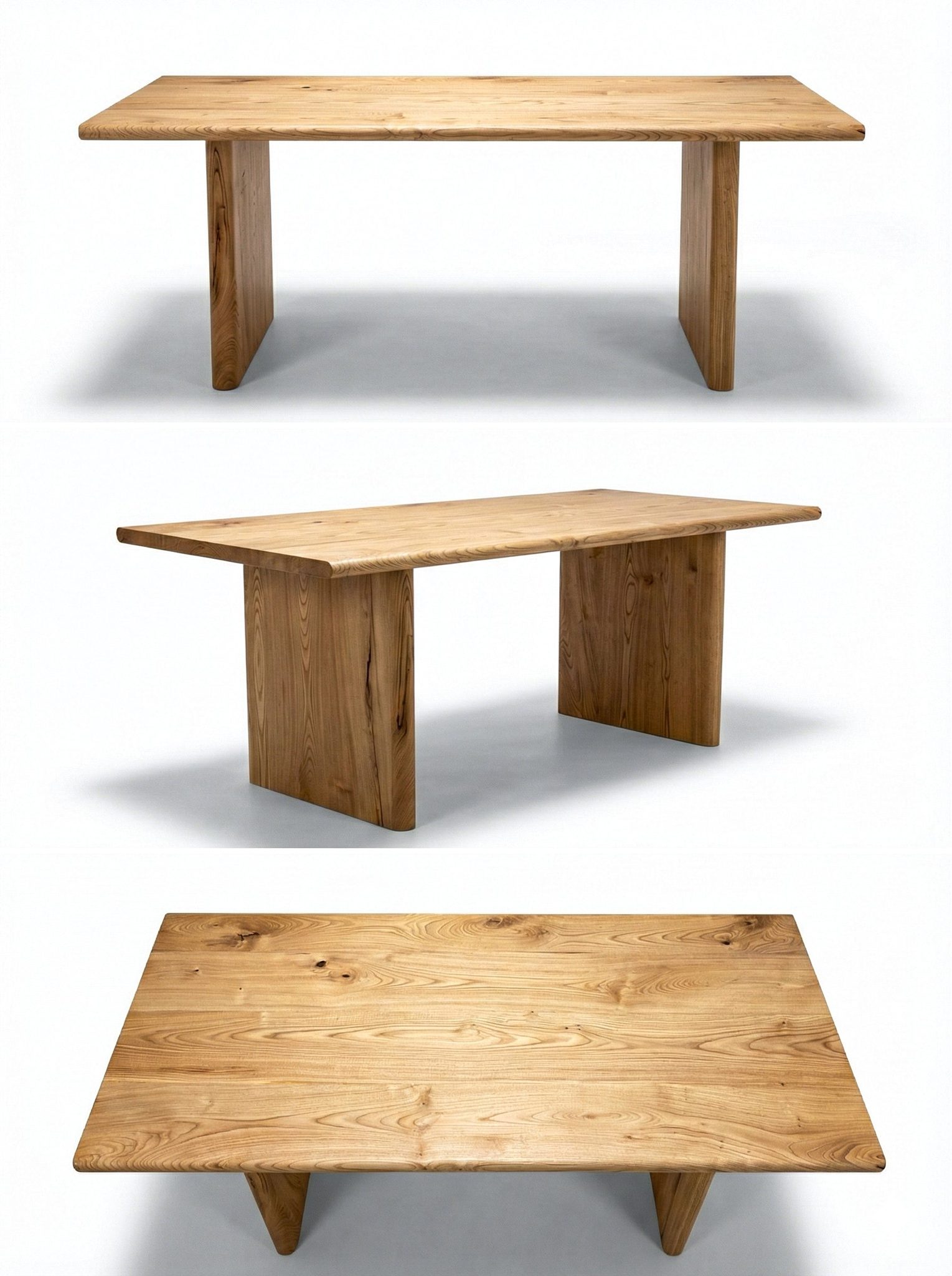 Minimal Solid Dining Table by Gizz - product image 2 for Resin Society