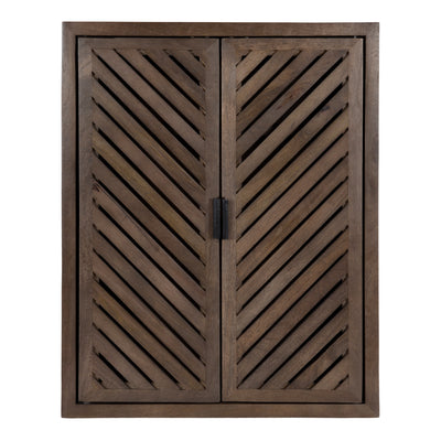 Mezzeta Tall Wood Bath Cabinet