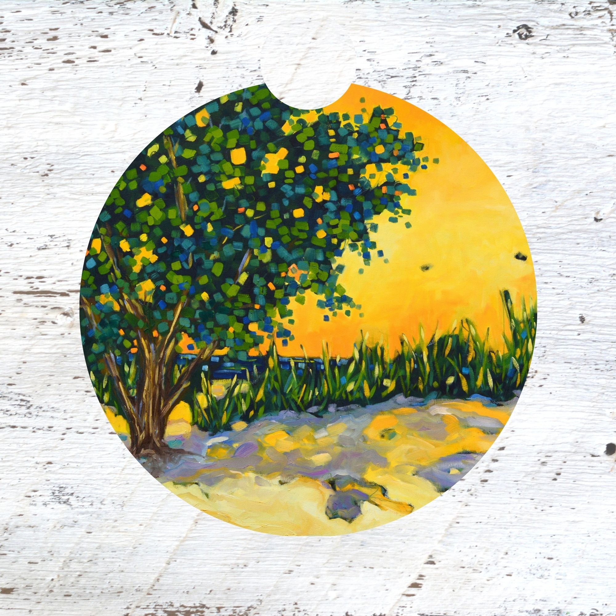 Car Coaster: Golden Hour. Artist Christi Dreese by Dreese Fine Art - Resin Society