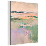 Sylvie Pastel Horizon II Framed Canvas