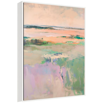 Sylvie Pastel Horizon II Framed Canvas