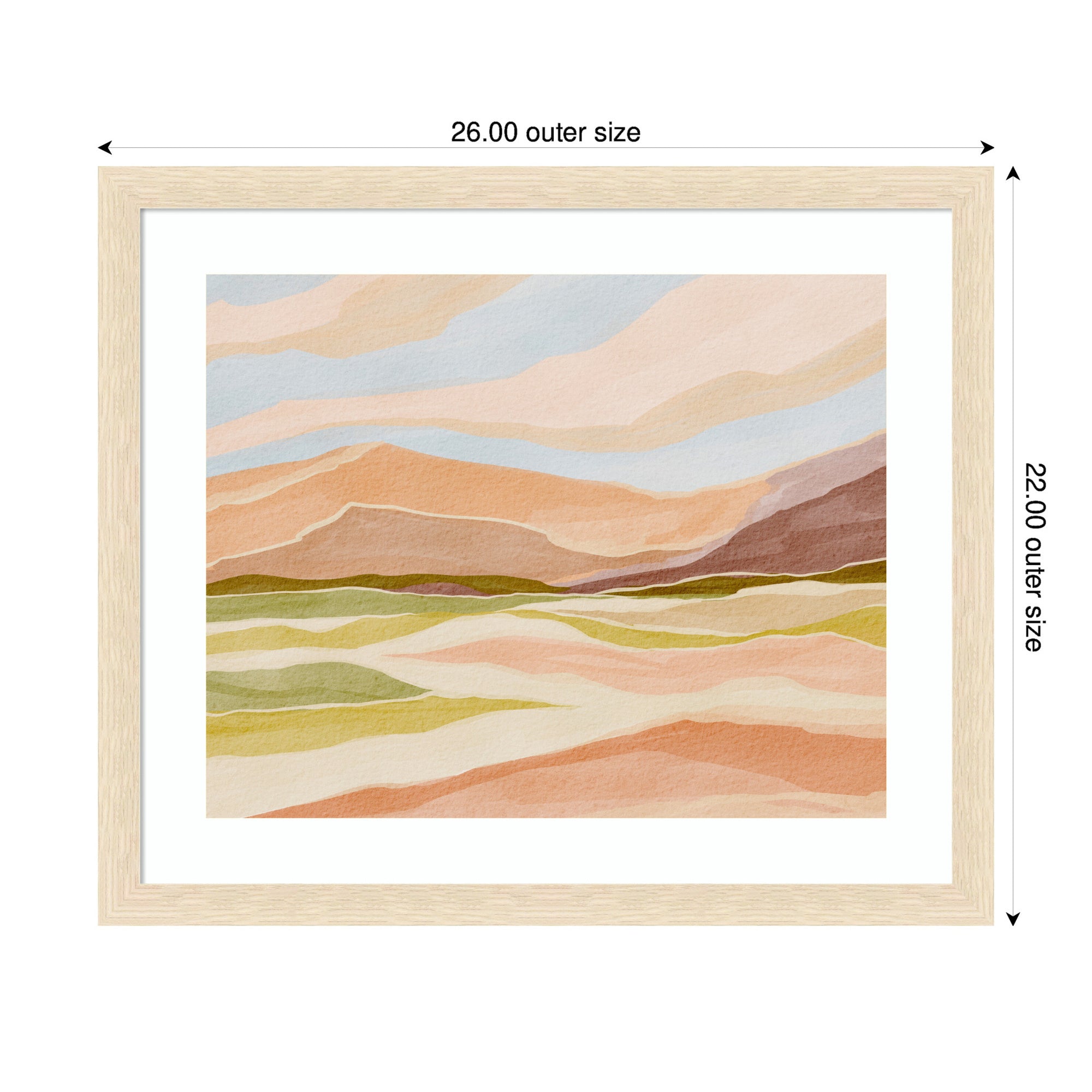 Framed Art Desert Dreams by Nikita Jariwala