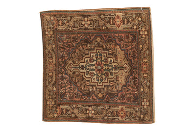 2x2 Vintage Josan Sarouk Square Rug Mat by Old New House® - main product image for Resin Society