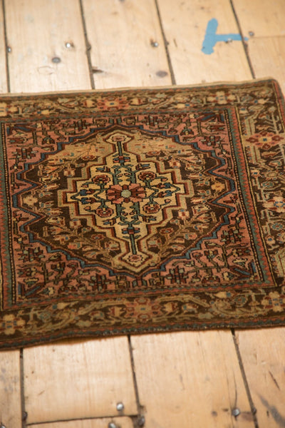 2x2 Vintage Josan Sarouk Square Rug Mat by Old New House® - product image 6 for Resin Society