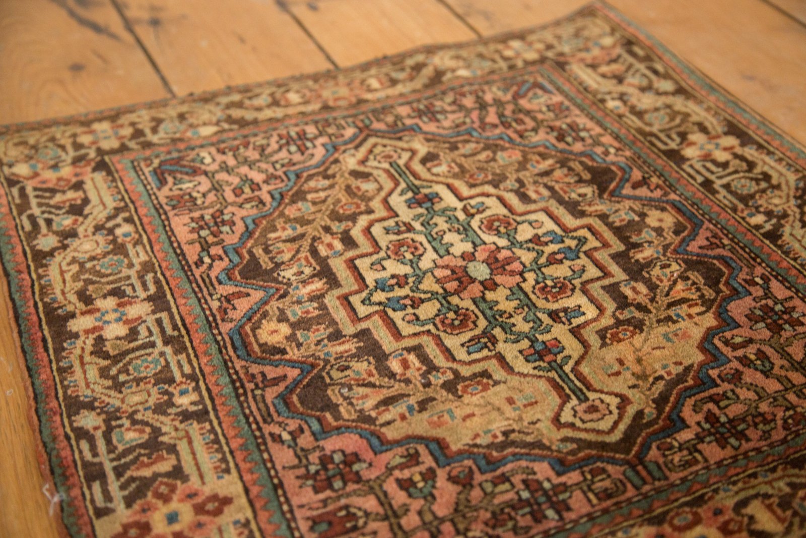 2x2 Vintage Josan Sarouk Square Rug Mat by Old New House® - product image 10 for Resin Society