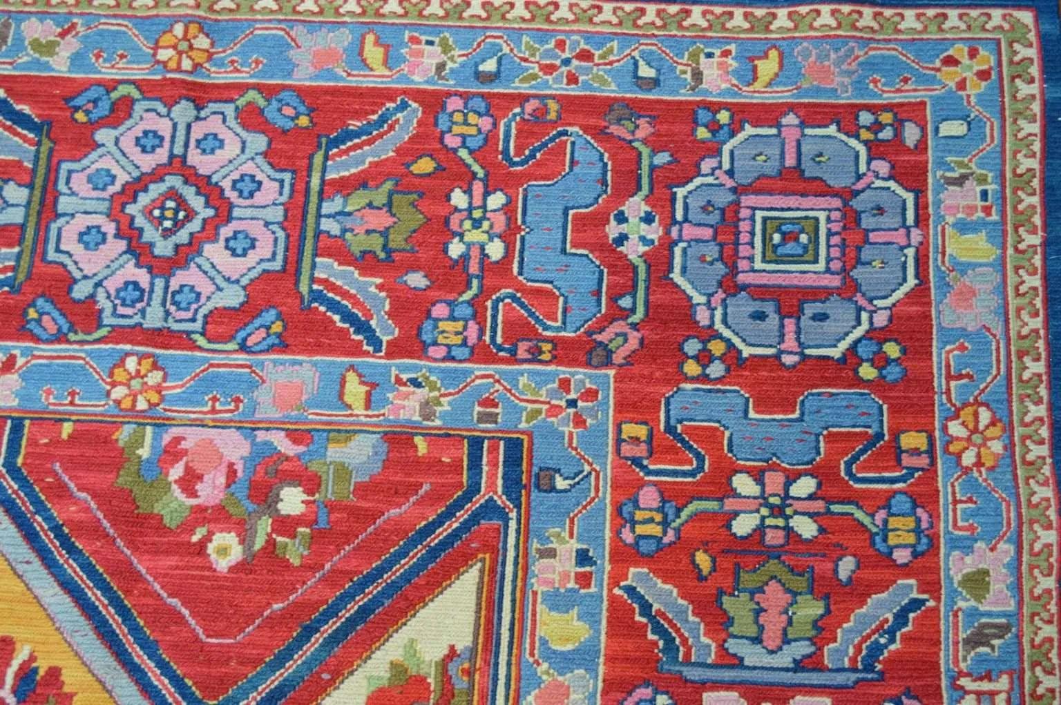 Handwoven Nourison Soumak SK43 Multicolor Area Rug – 8'5" x 11'7" – by Rugistan - product image 4 for Resin Society