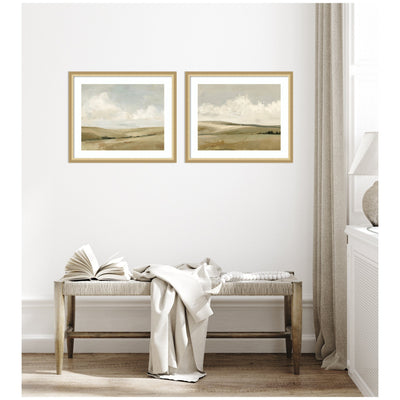 Whispering Meadows 2 Piece Framed Wall Art Print Set by Amy Lighthall