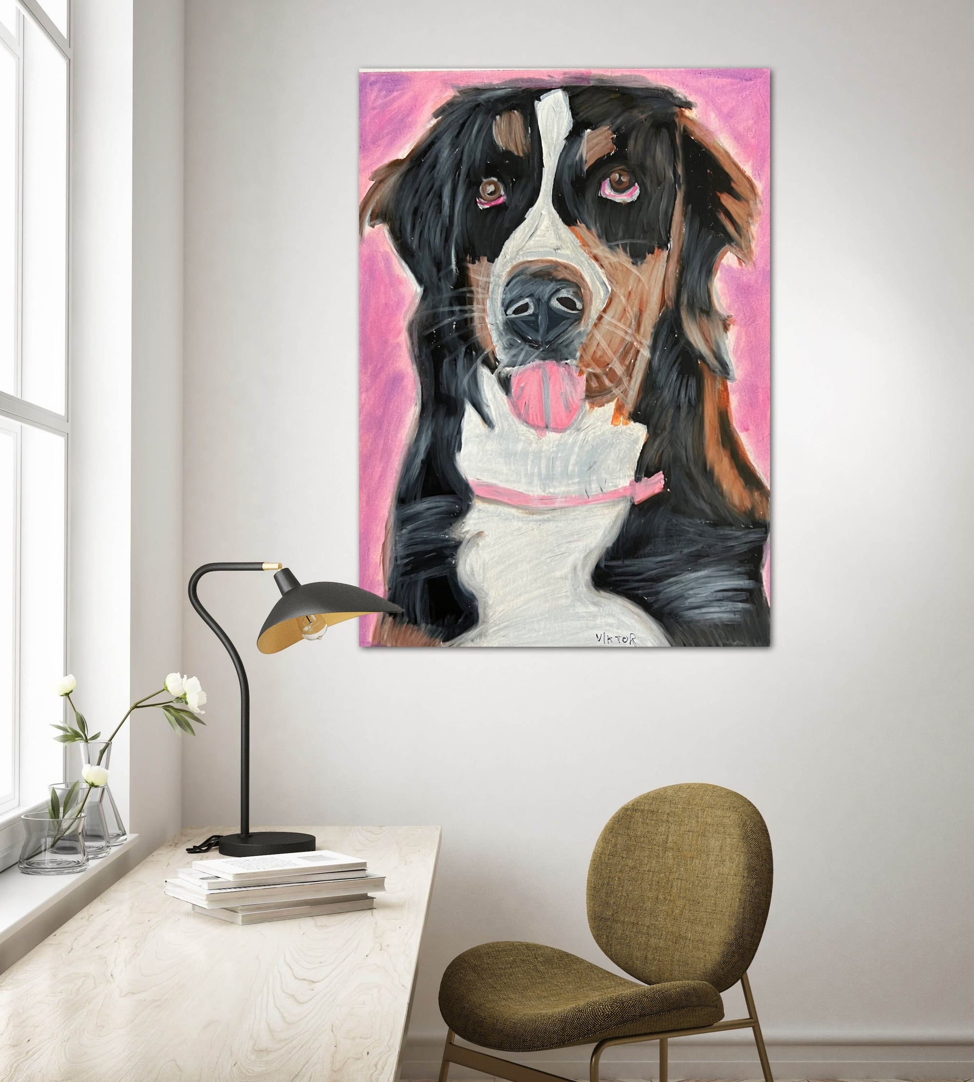 Bernese Dog - Art Prints detail image - Resin Society