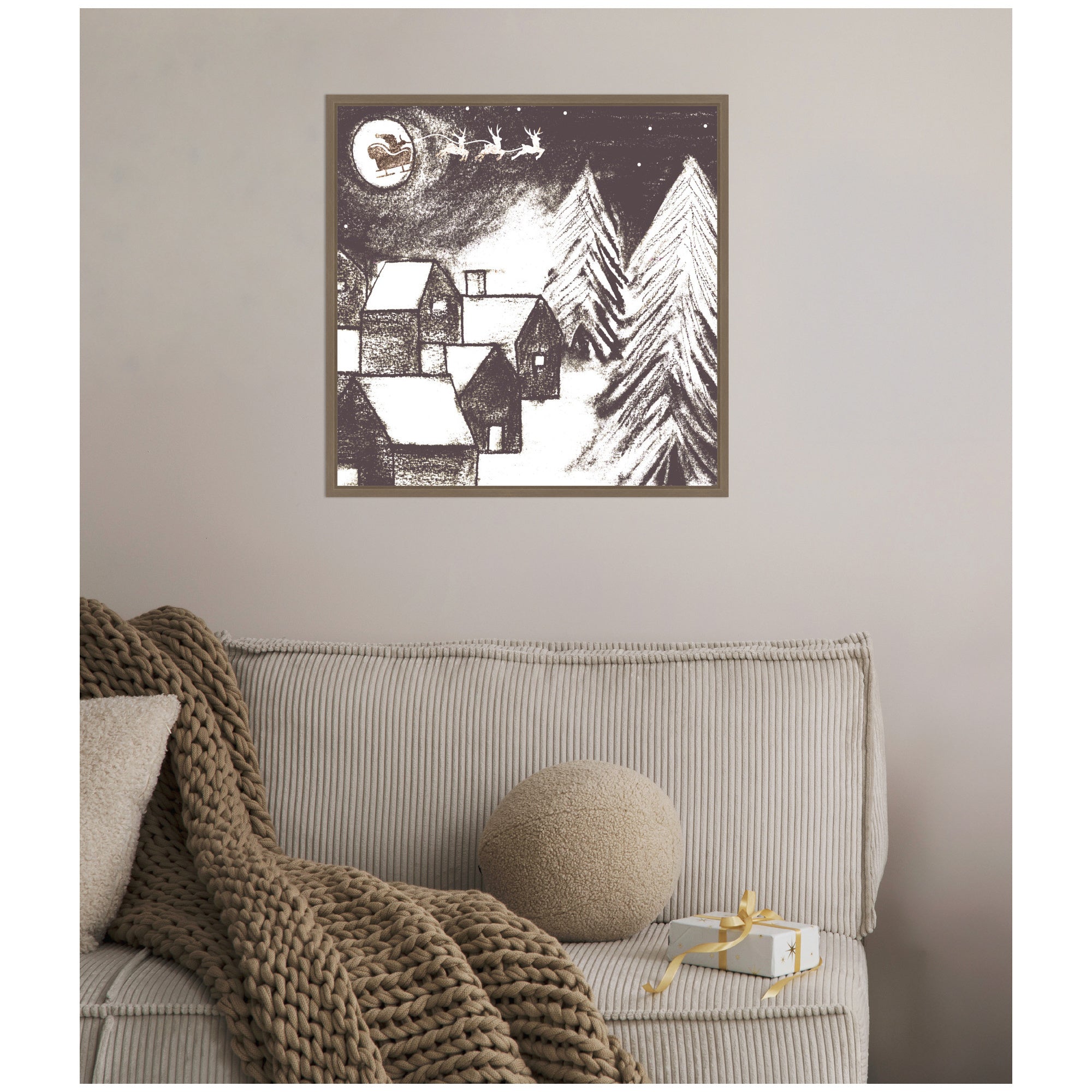 Sylvie Framed Canvas Magical Night by Teju Reval