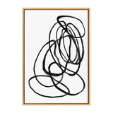 Sylvie Ring of Light 2 Framed Canvas