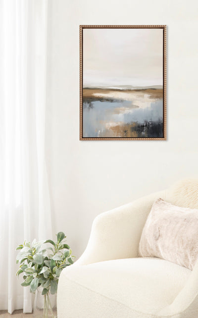 Sylvie Beaded Idyllic Retreat Framed Canvas by Amy Lighthall