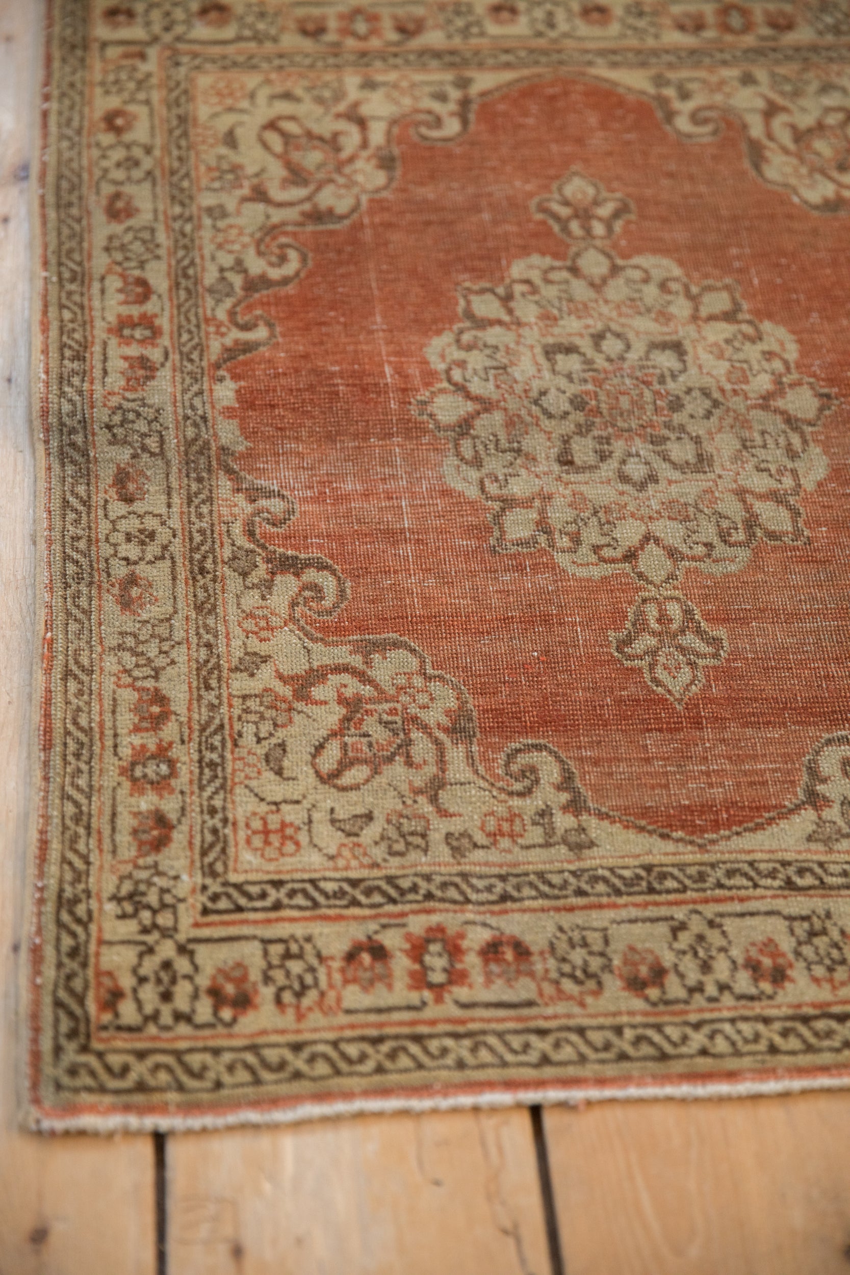 2x2.5 Distressed Antique Jalili Tabriz Rug Mat by Old New House® - product image 5 for Resin Society
