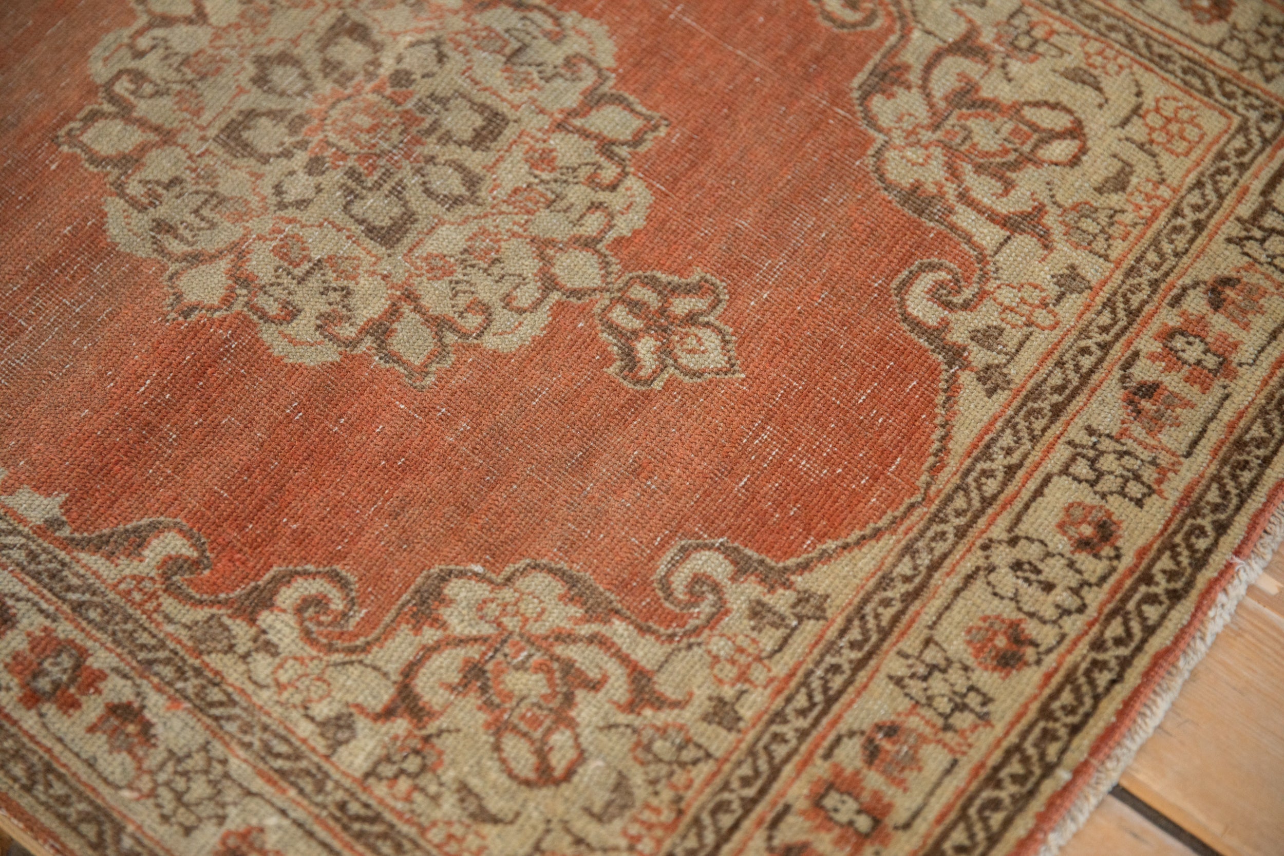 2x2.5 Distressed Antique Jalili Tabriz Rug Mat by Old New House® - product image 7 for Resin Society