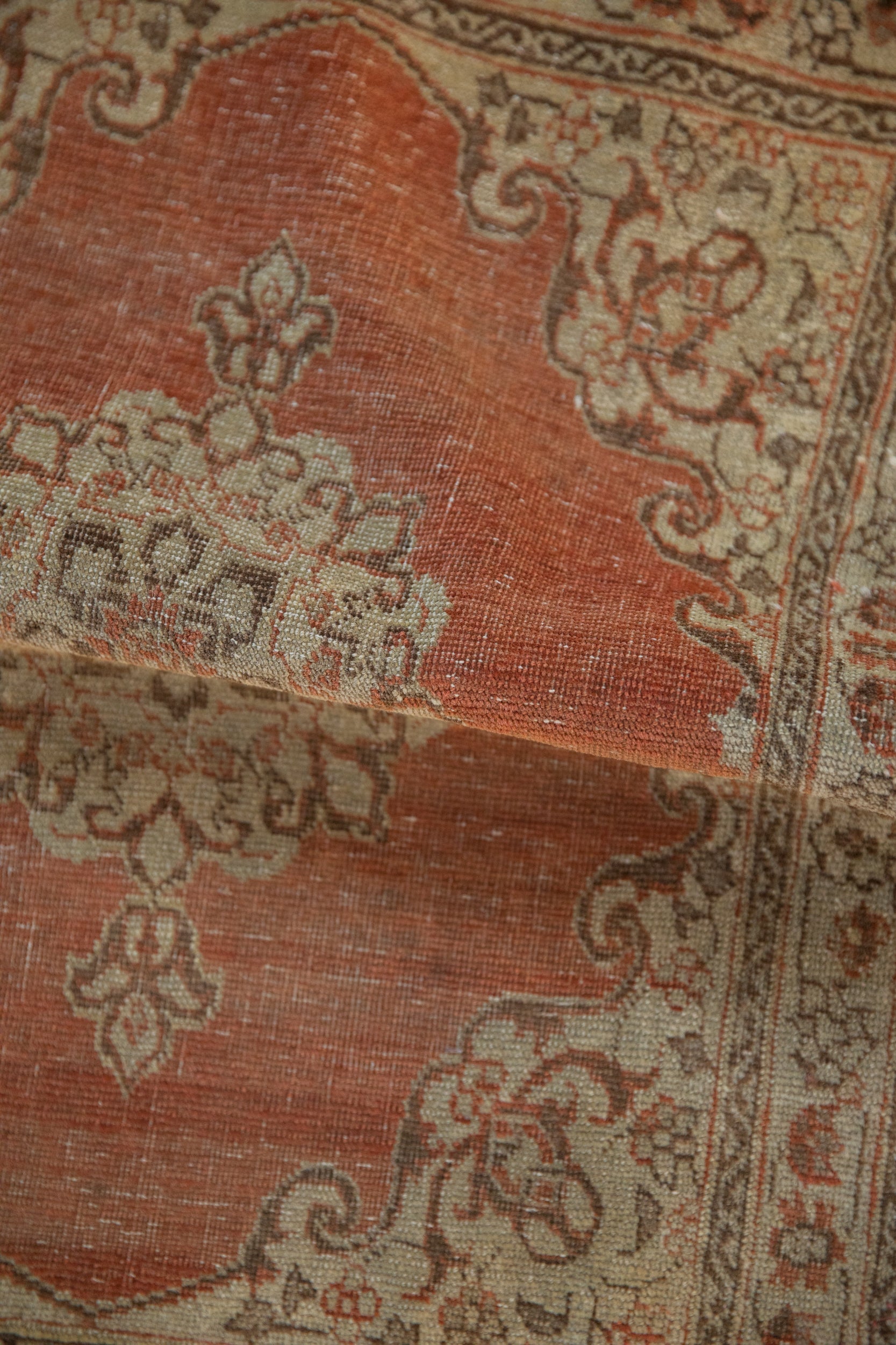 2x2.5 Distressed Antique Jalili Tabriz Rug Mat by Old New House® - product image 9 for Resin Society