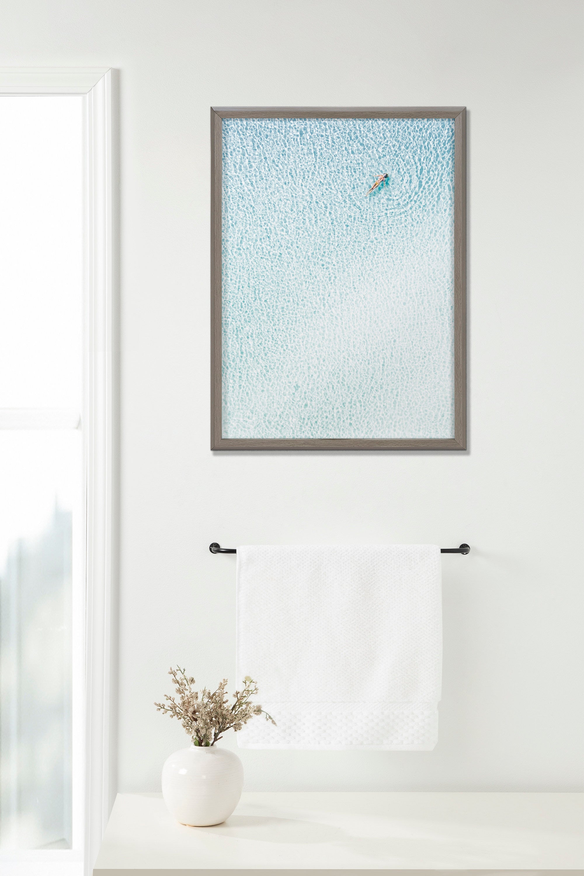 Blake Woman Floating Framed Printed Glass by Amy Peterson Art Studio by kateandlaurel - product image 5 for Resin Society