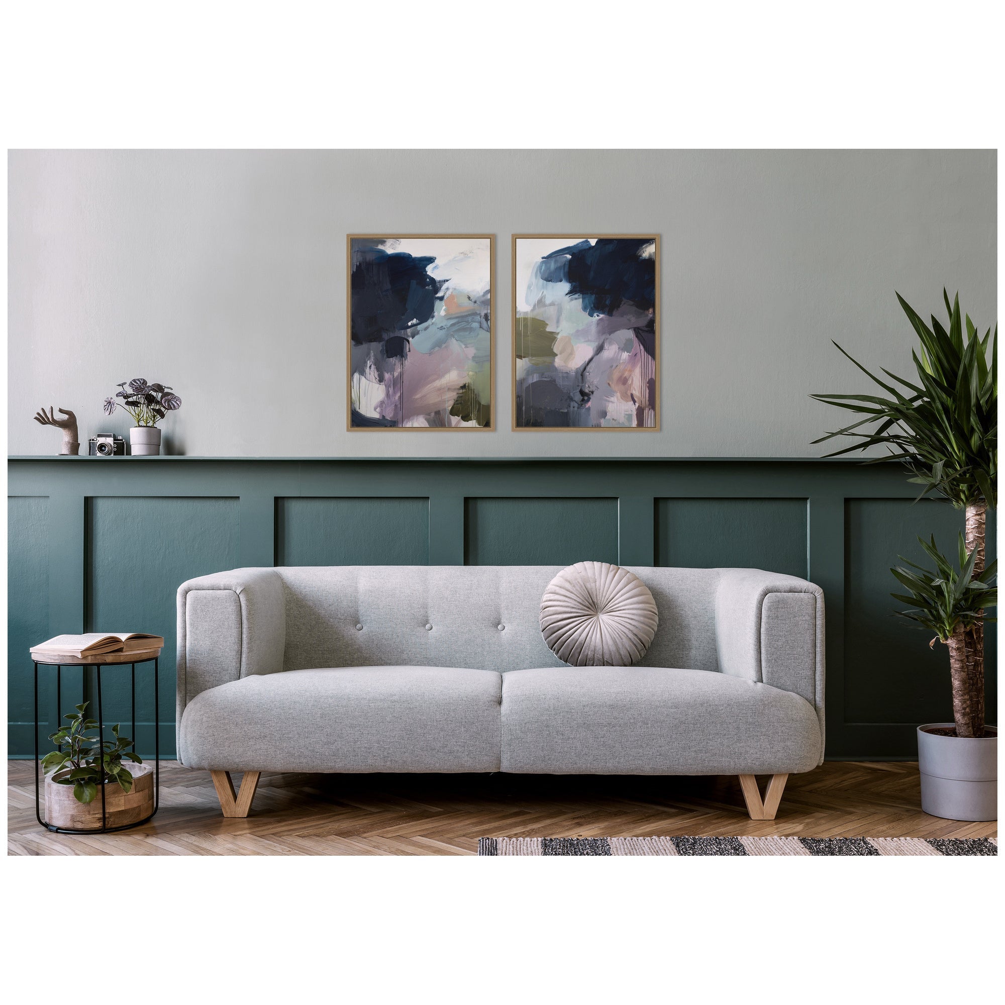 Under the Sky No.
1 & No.
2 2 Piece Framed Canvas Wall Art Set by Amy Lighthall