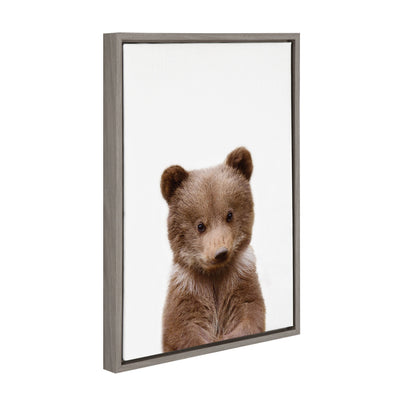 Sylvie Baby Bear Framed Canvas by Amy Peterson by kateandlaurel - product image 10 for Resin Society