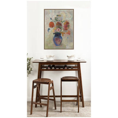 Large Vase with Flowers 1912 Odilion Redon by Nostalgia Prints Framed Canvas Wall Art Print
