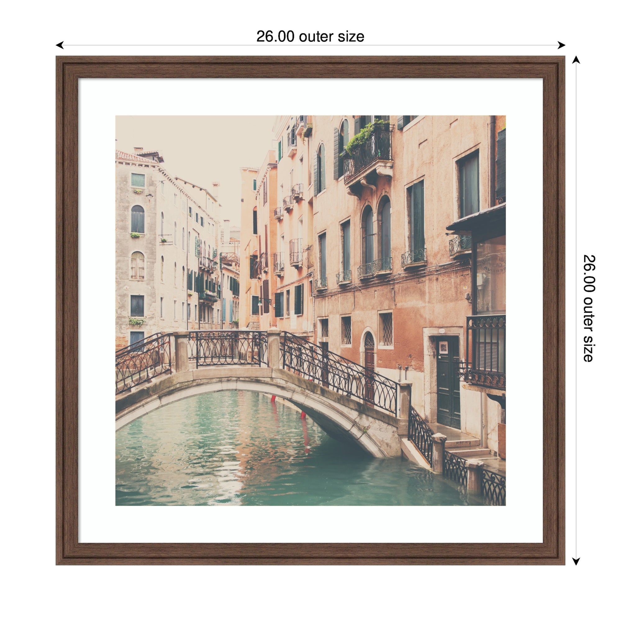 Framed Art Wandering The Streets of Venice by Laura Evans