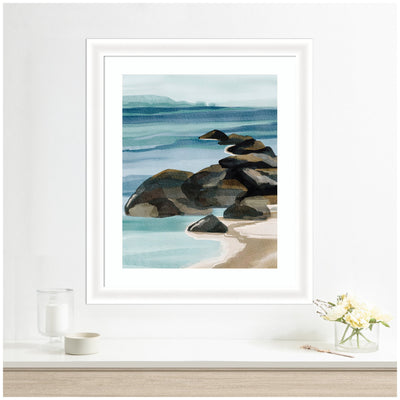 Framed Art Ocean Breeze ll by Nikita Jariwala