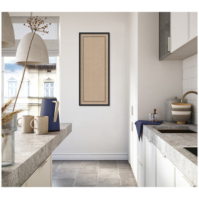 Pinboard Black Scallop Print