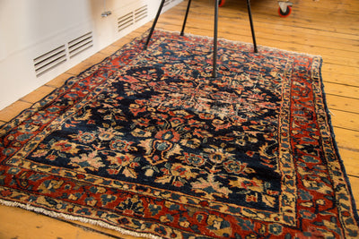 3.5x5 Vintage Distressed Fine Bibikabad Rug by Old New House® - product image 3 for Resin Society