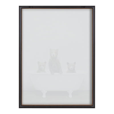 Blake Three Little Bears in Vintage Bathtub Framed Printed Glass by kateandlaurel - product image 10 for Resin Society