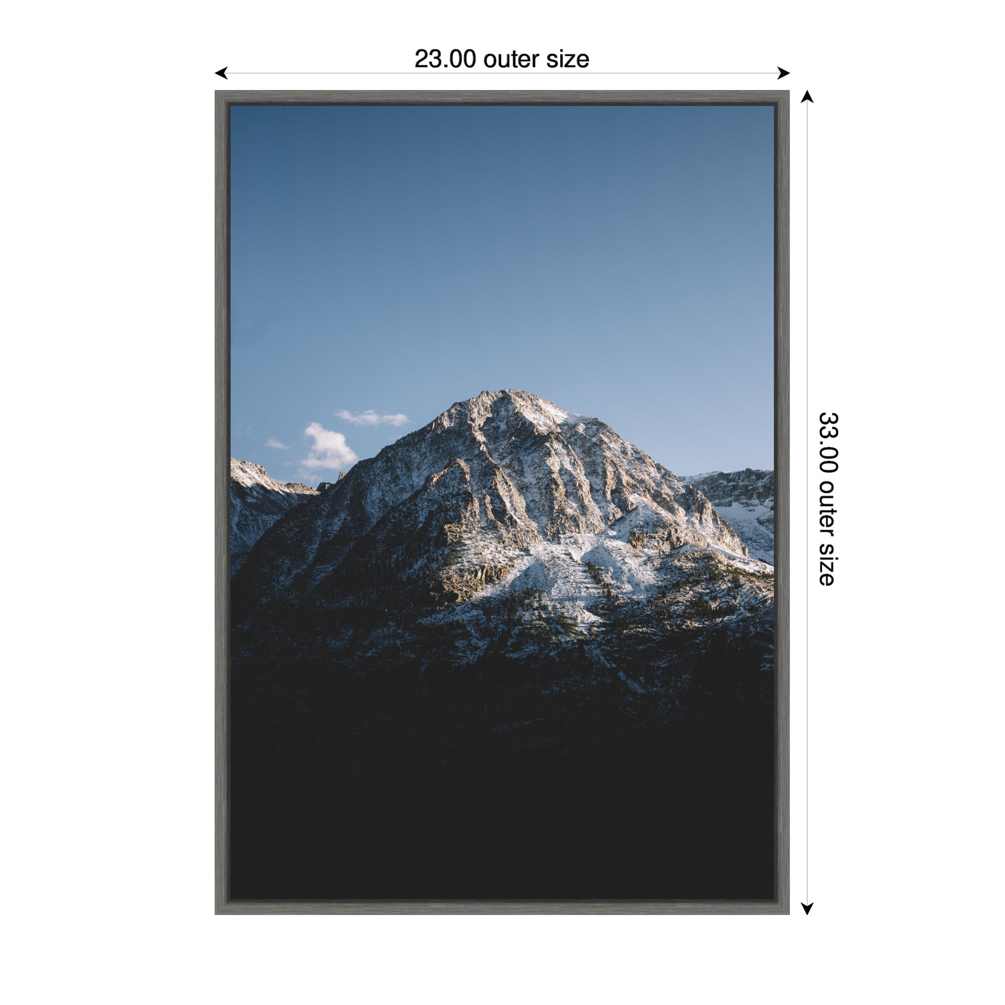 Sylvie Yosemite Mountain Landscape Framed Canvas by Patricia Hasz