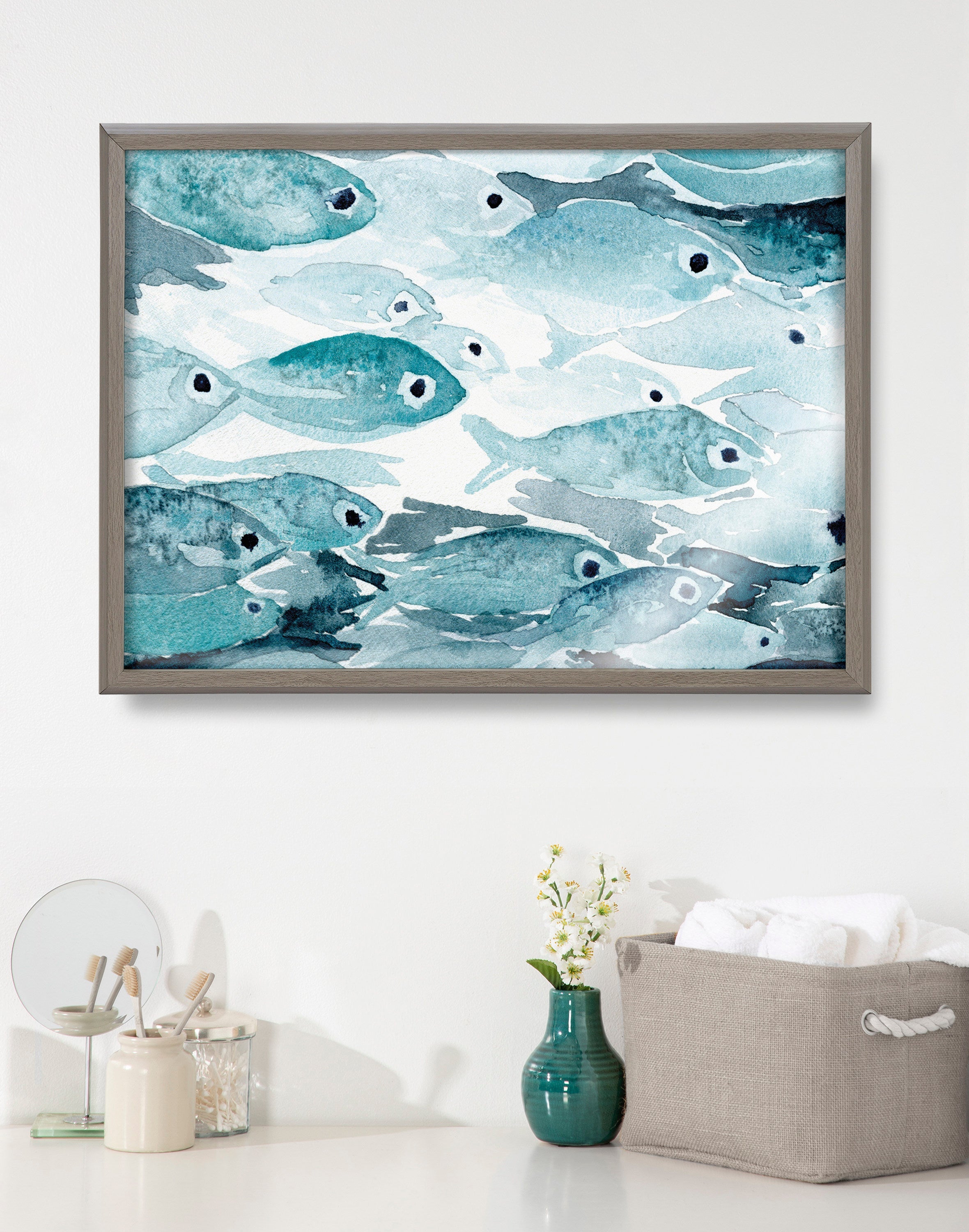 Blake Aholehole Framed Printed Glass