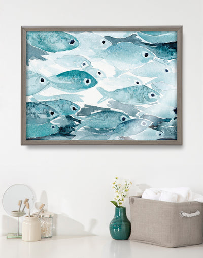 Blake Aholehole Framed Printed Glass