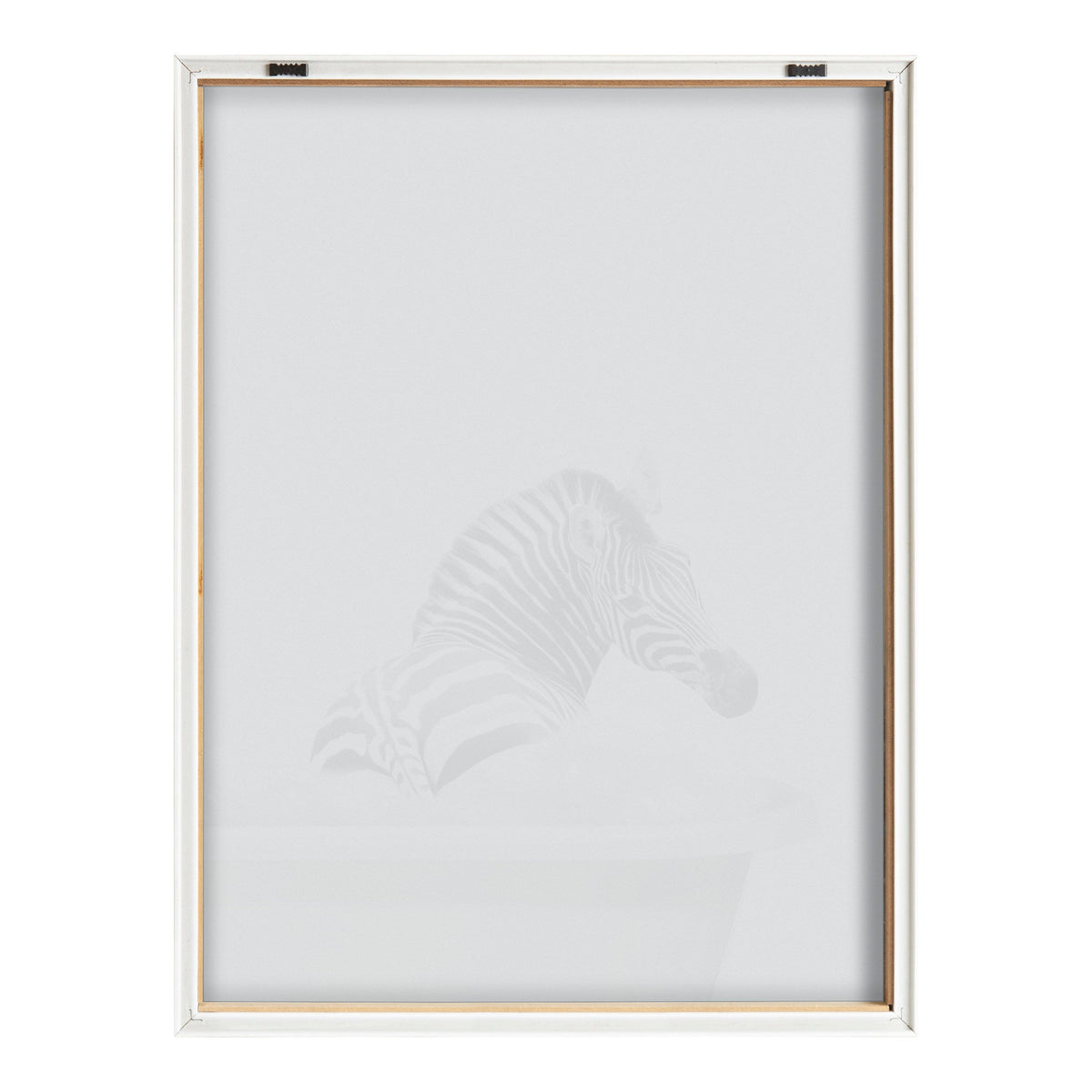 Blake Bathroom Bubble Bath Zebra Framed Printed Glass by The Creative by kateandlaurel - product image 4 for Resin Society