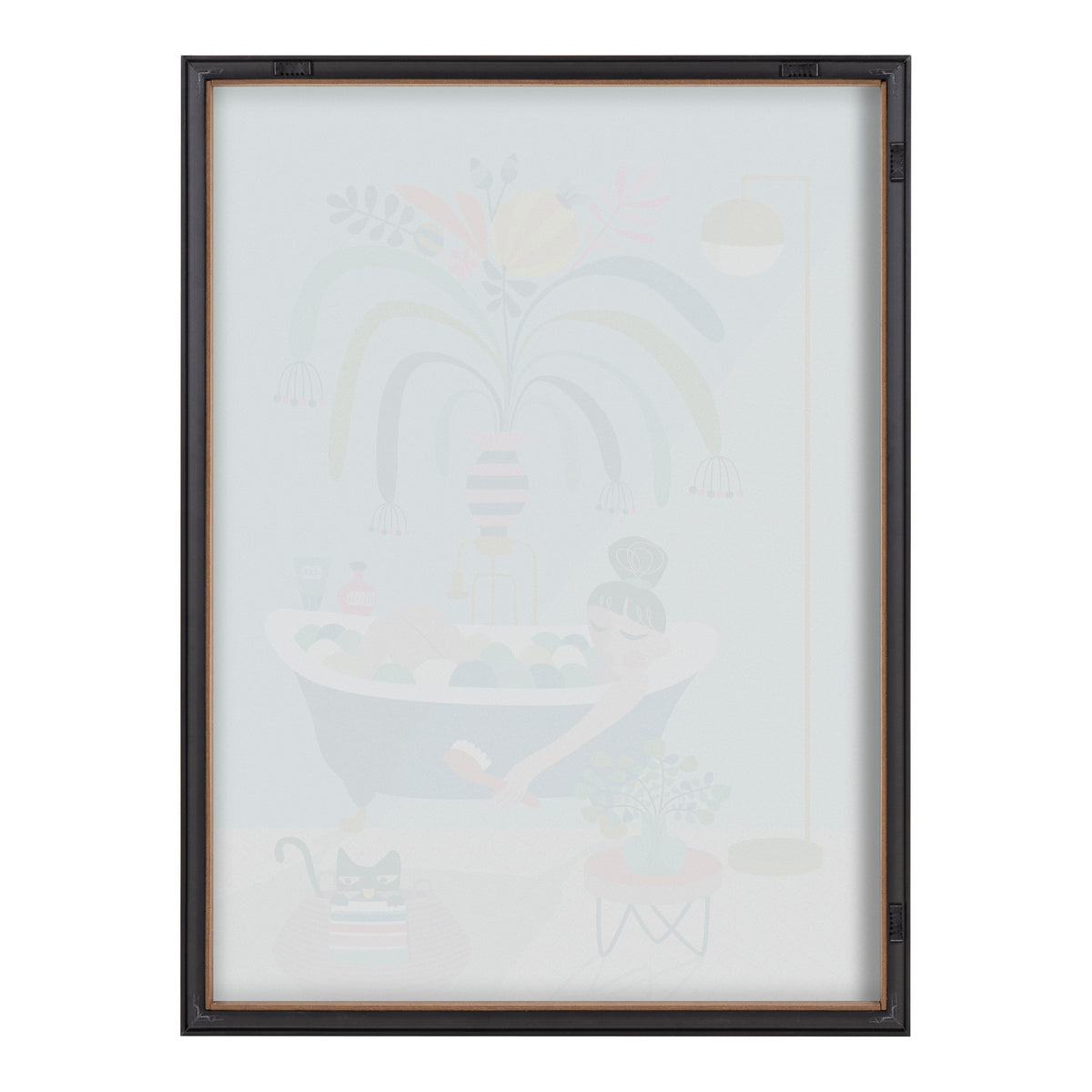 Blake Time to Relax Framed Printed Glass by kateandlaurel - product image 4 for Resin Society